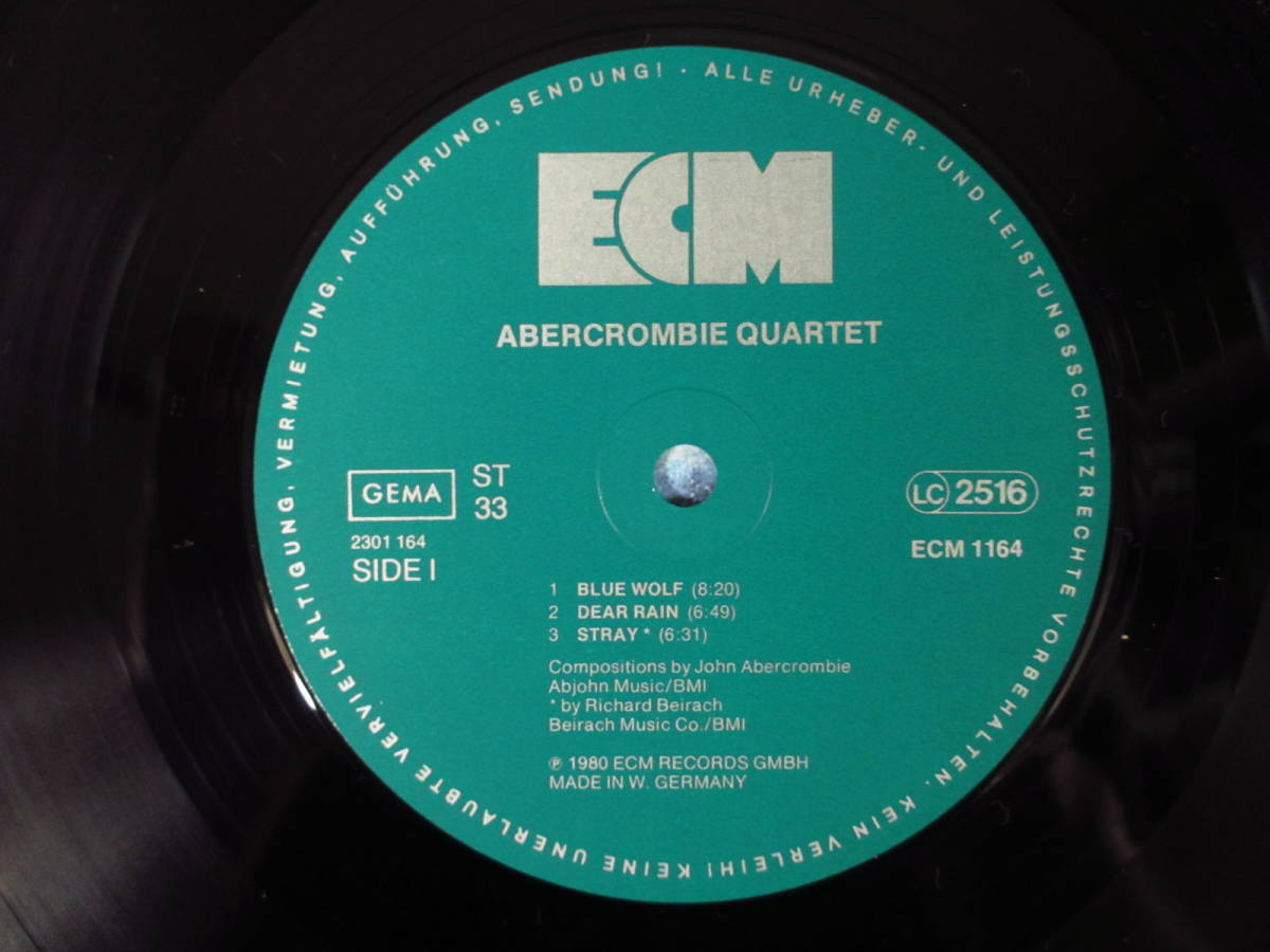 John Abercrombie Quartet / John Abercrombie Quartet - Guitar Records