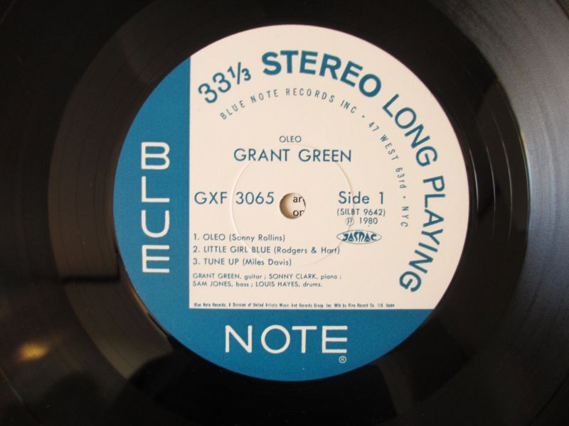 Grant Green Quartet With Sonny Clark / Oleo - Guitar Records