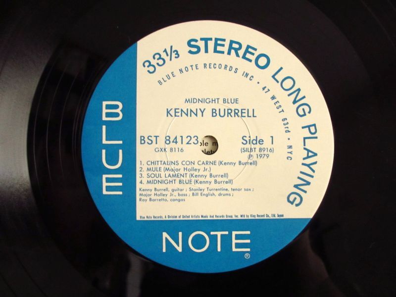 Kenny Burrell / Midnight Blue - Guitar Records