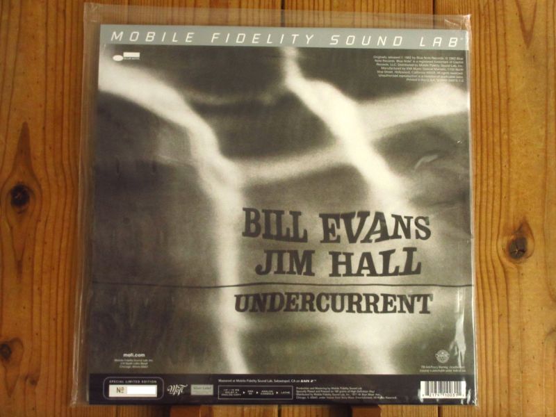 新品 LP] Undercurrent / Bill Evans MFSL盤 - 洋楽