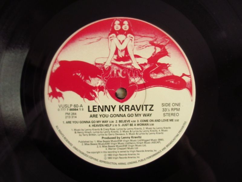 Lenny Kravitz / Are You Gonna Go My Way - Guitar Records