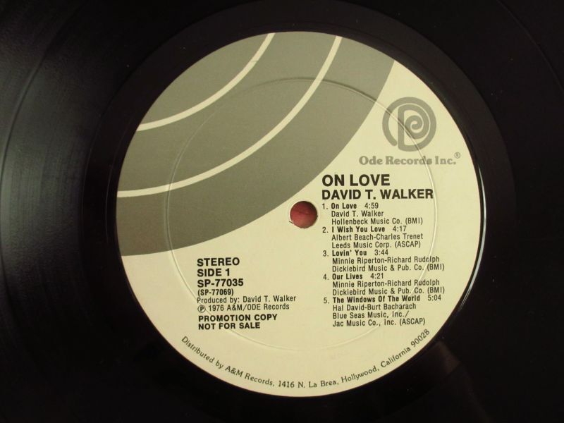 PROMOラベル！■David T. Walker / On Love