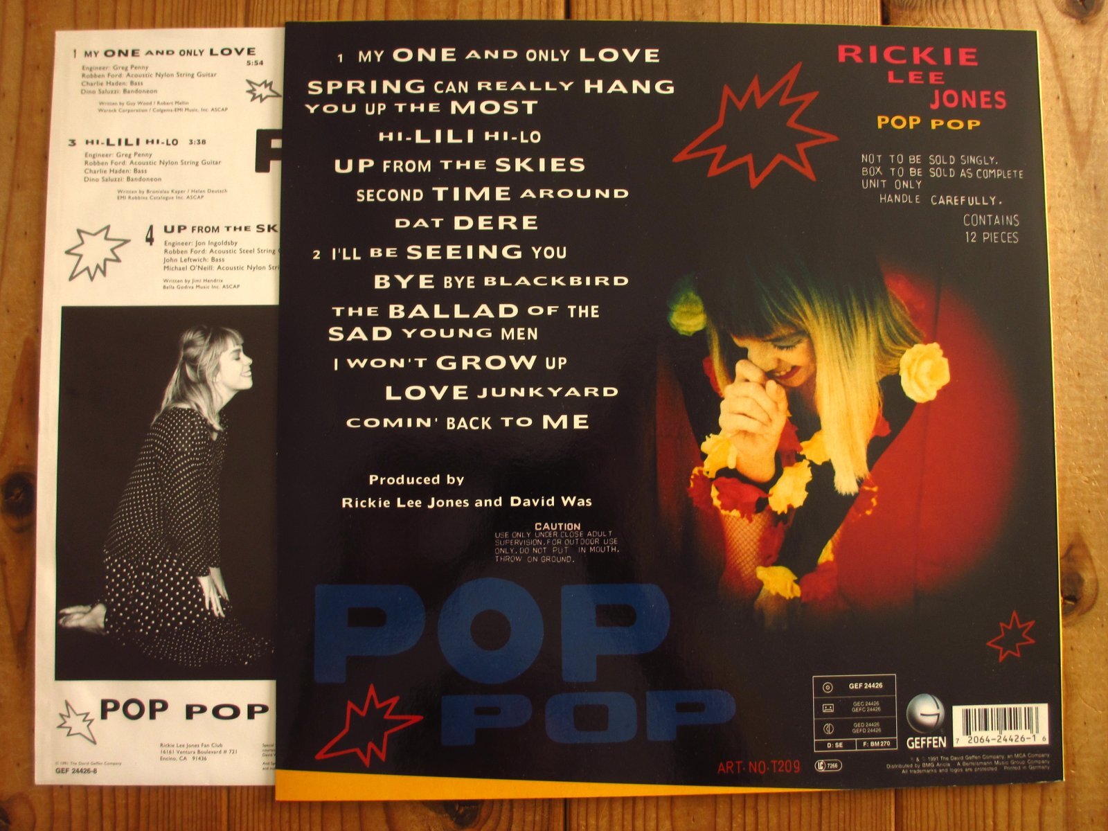 Rickie Lee Jones / Pop Pop - Guitar Records