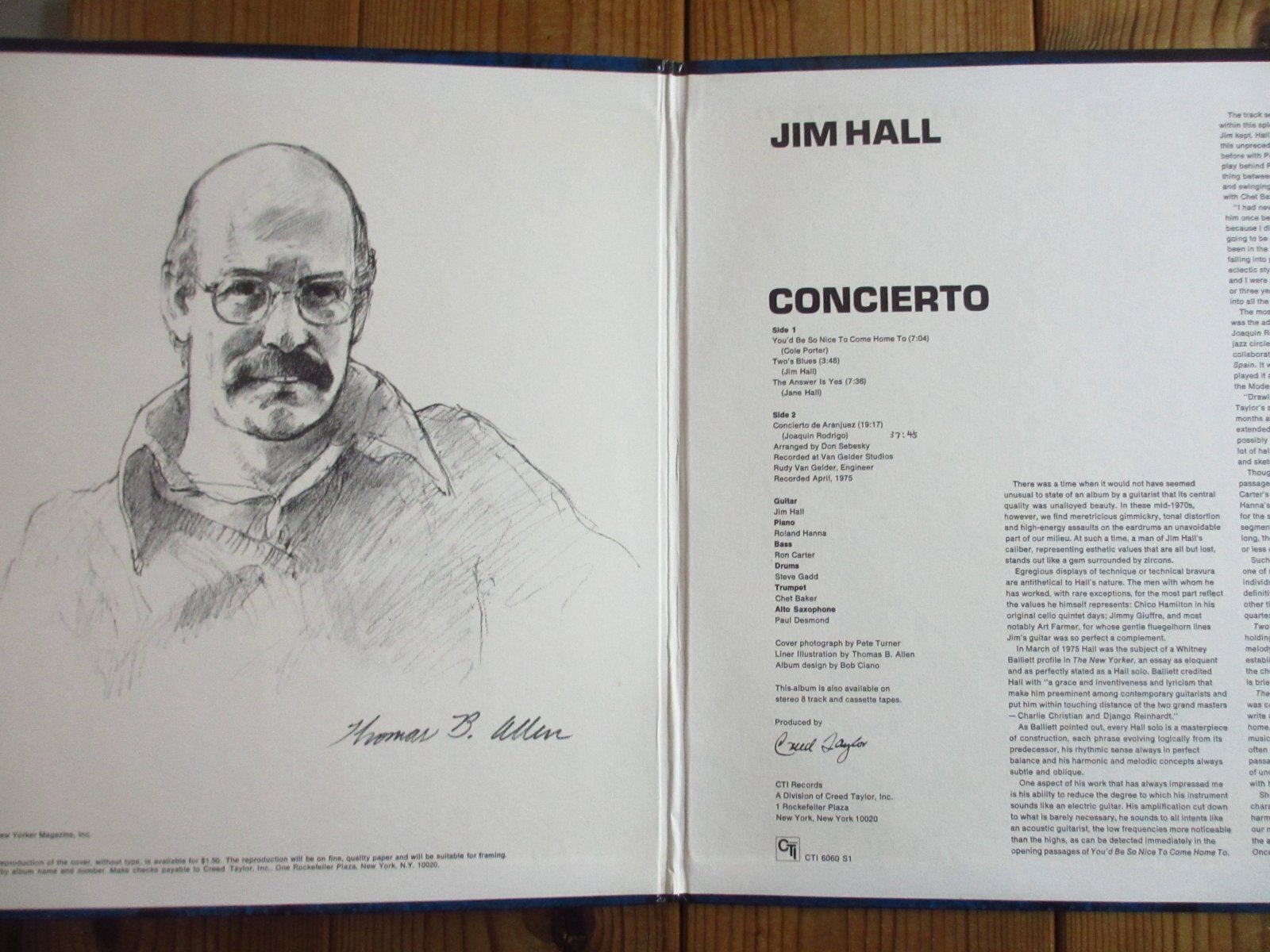 Jim Hall / Concierto - アランフェス協奏曲 - Guitar Records