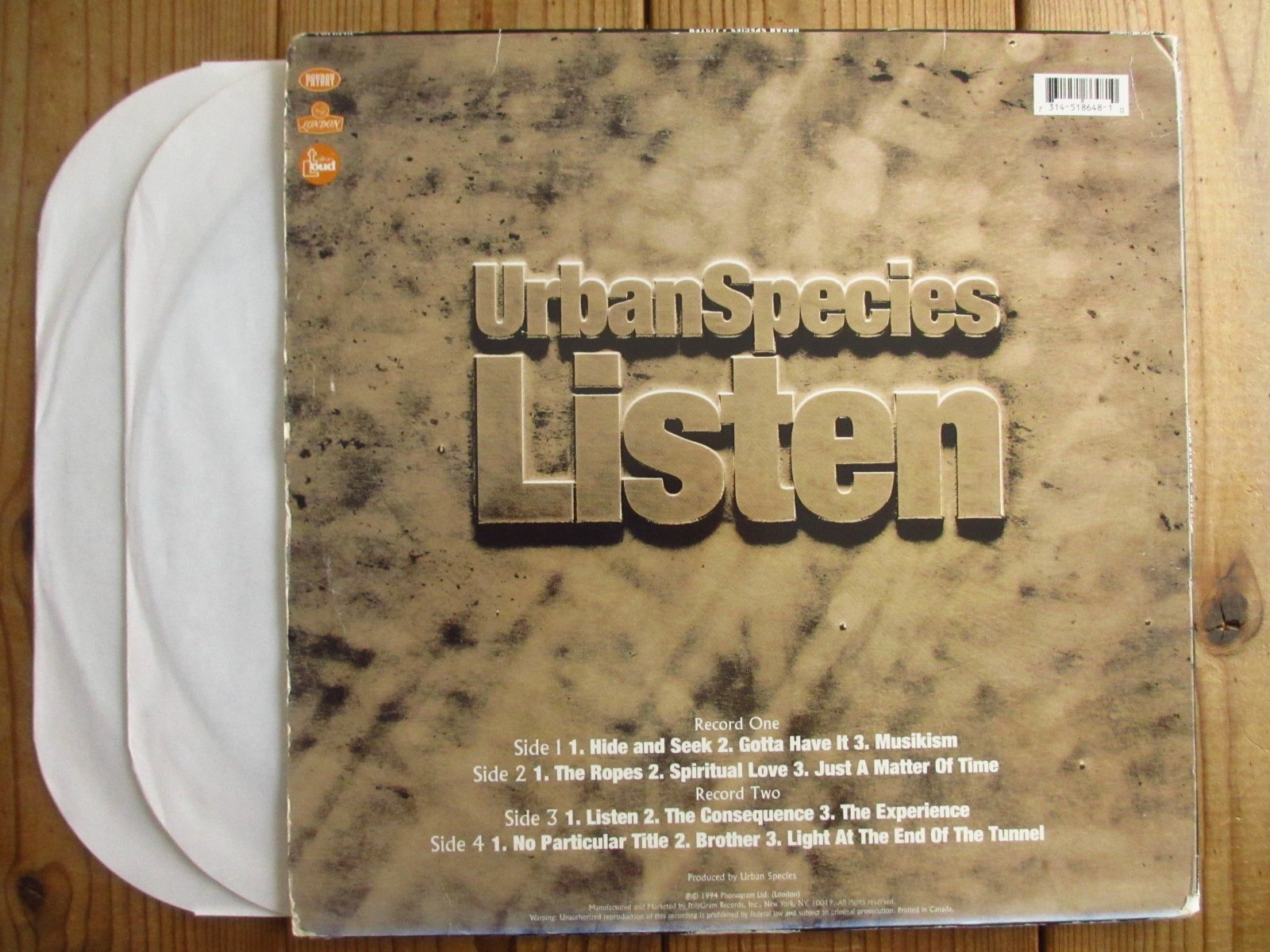 Urban Species / Listen - Guitar Records