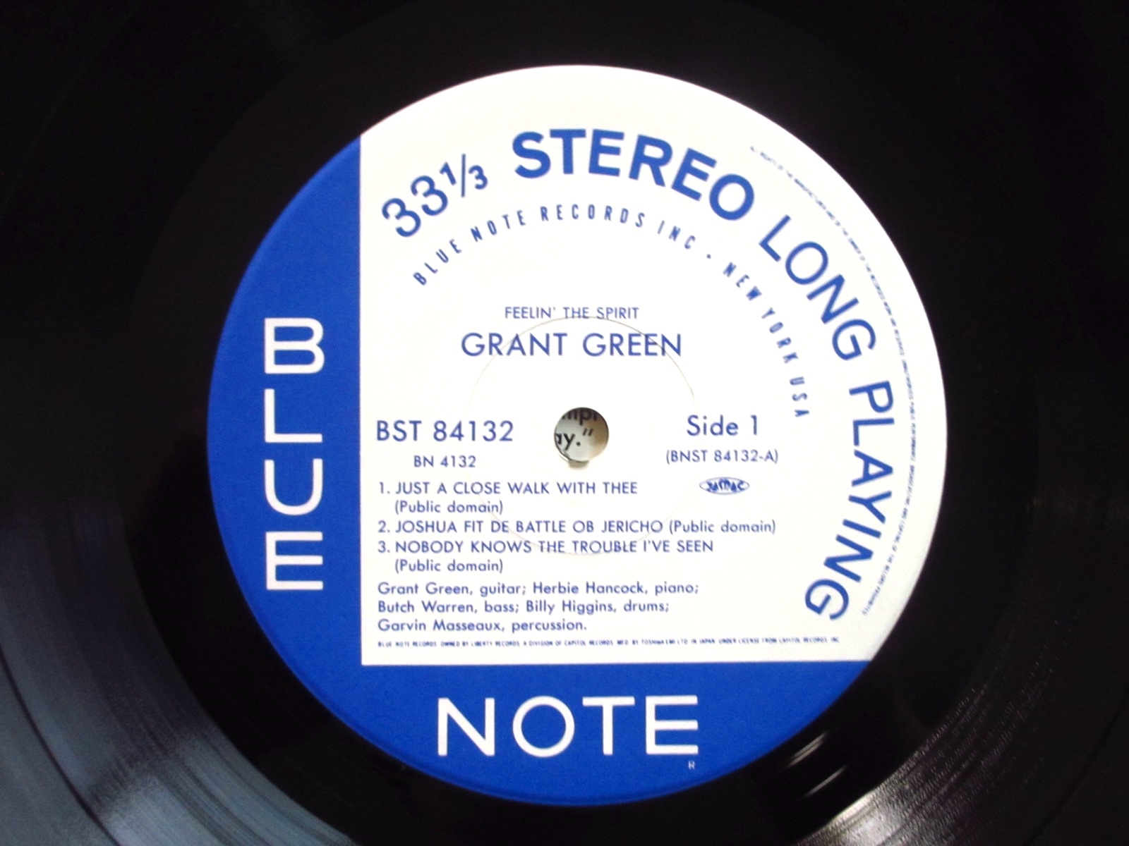 Grant Green / Feelin' The Spirit - Guitar Records